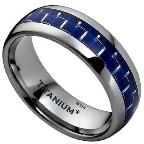 8mm Mens Titanium Brushed Classic Wedding Engagement Band Ring