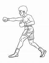 Boxing Isolated Coloring Page For Kids 11415749 Vector Art At Vecteezy sketch template