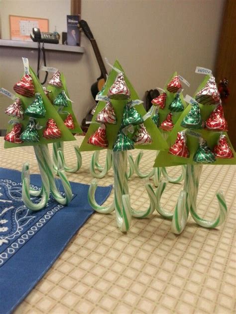 Candy cane trees created by my friend Della | Christmas candy crafts, Christmas candy gifts ...