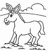 Free Printable Donkey Coloring Pages For Kids sketch template