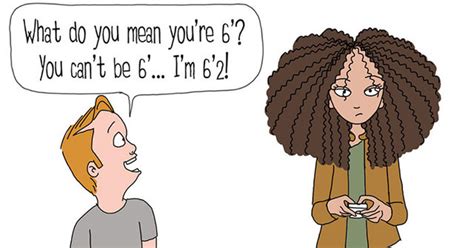 30 Comics Illustrating The Problems This Artist Has To Face Being A Tall Girl | DeMilked