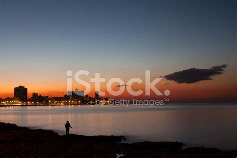 Malecon, Havana, Cuba, At Sunset Stock Photo | Royalty-Free | FreeImages