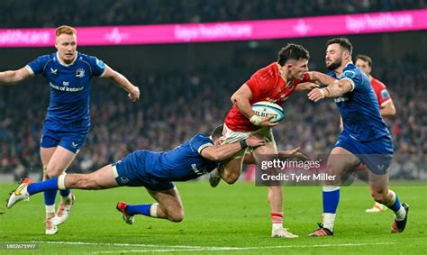 Dublin , Ireland - 25 November 2023; Calvin Nash of Munster is... News ...