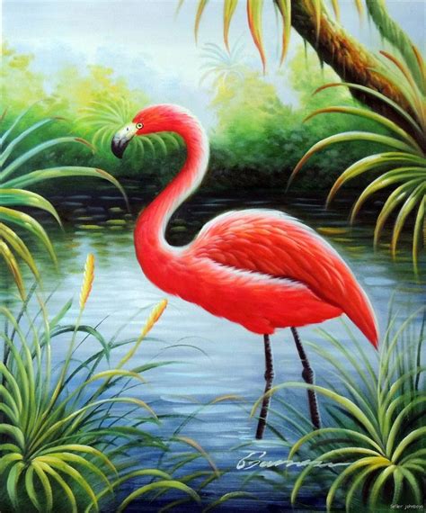 Pin de Willow ~ em NICENESS | Pinturas de pássaros, Flamingos desenho, Truques de pintura