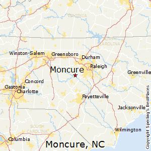 Commuting in Moncure, North Carolina