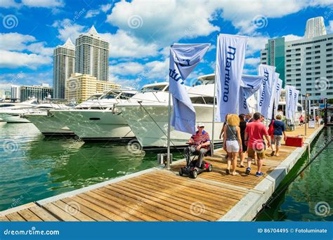 Miami International Boat Show Editorial Image - Image of united, water ...