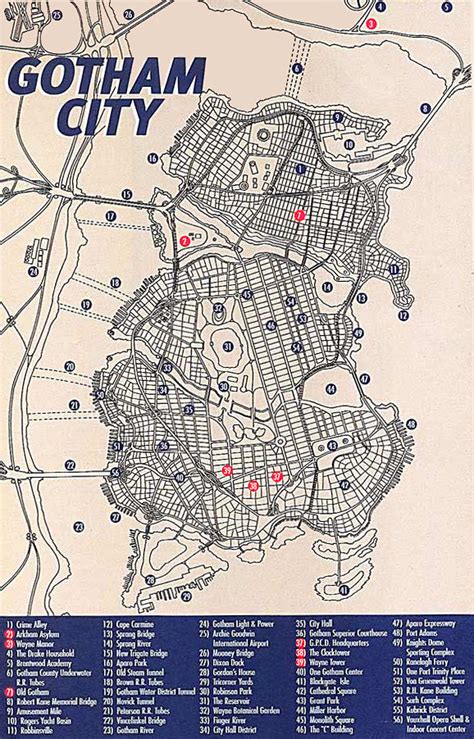 Gotham City Maps and Location Floor-Plans: gothamshadows — LiveJournal