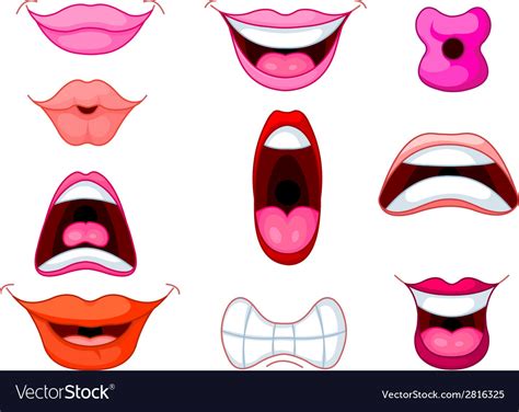 Lips Royalty Free Vector Image - VectorStock