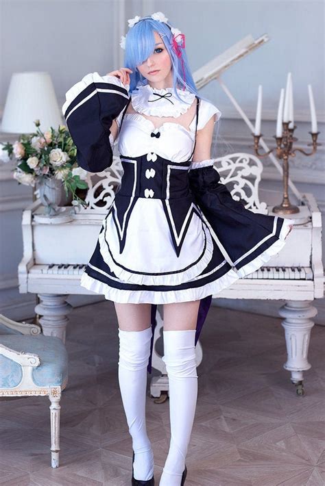 Cosplay Costume Re zero Rem Ram Dress Anime cosplay Women suit | Etsy