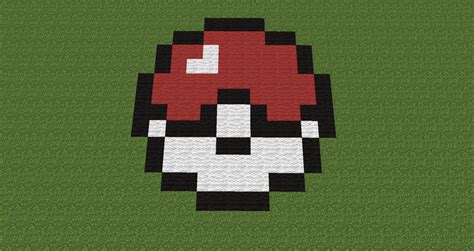 Pokeball Minecraft Pixel Art | Images and Photos finder