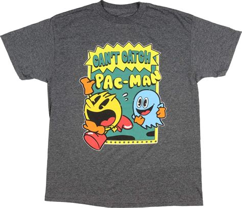 Amazon.com: Pac-Man Boys' Shirt Can't Catch Super Pac-Man And Inky Kids Youth Video Game T-Shirt ...