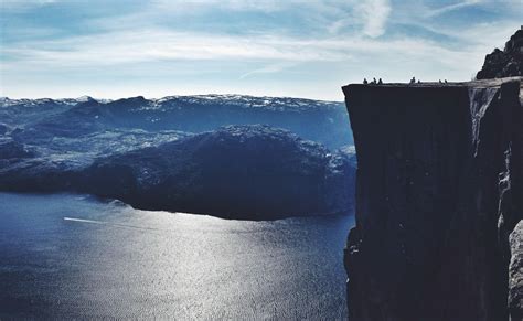 Free stock photo of adventure, cliff, lake