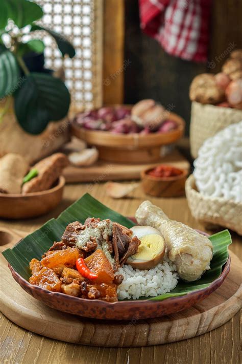 Premium Photo | Nasi Gudeg A signature rice dish from Jogjakarta