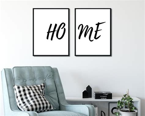 Print Set of 2home Decoration Etsy Wall Decorgallery Wall - Etsy UK | Etsy wall decor, Home ...