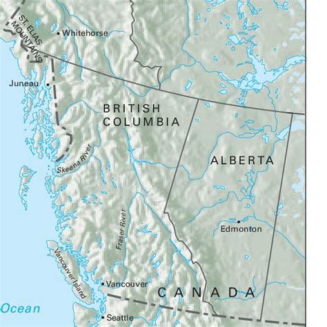 -Location of the St. Elias Mountains, Yukon Territory-Alaska, and... | Download Scientific Diagram