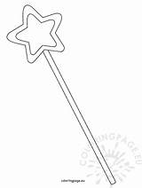 Magic Wand Coloring Page At GetColoringscom  Free Printable Colorings sketch template
