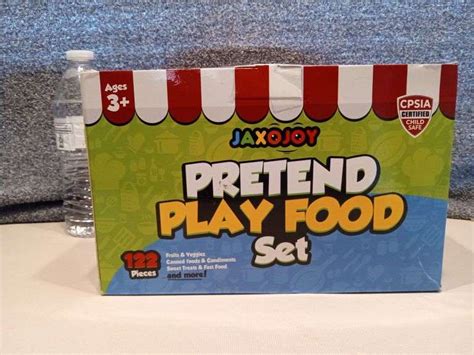 NEW In Box - Jaxojoy Pretend Play Food Set - 122 Pieces - Trice Auctions