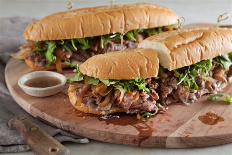 Warm Roast Beef Sandwiches with Balsamic Onions | Recipe | Roast beef ...