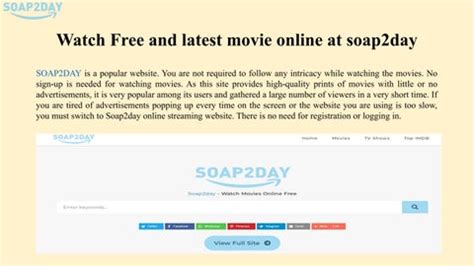 watch free and latest movie online at soap2day by soap2dayfree - Issuu