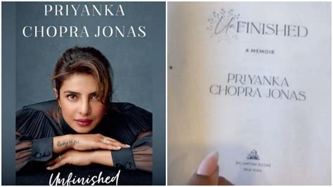 Priyanka Chopra unveils cover page of her memoir Unfinished: ‘My life ...