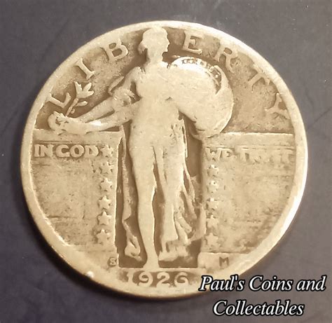 1926s Standing Liberty Quarter. G/VG. Scarce Low Mintage Issue. - For ...