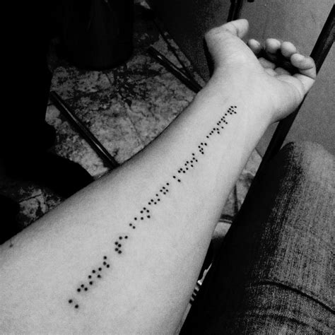 Braille tattoo … | Татуировки, Тату