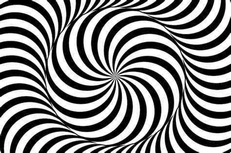 Premium Vector | Abstract optical illusion spiral background