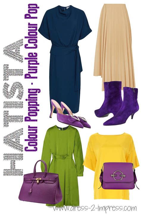 How to wear Purple. What to wear with Purple. How to colour pop with ...