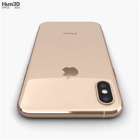 Apple iPhone XS Gold 3D model - Electronics on Hum3D