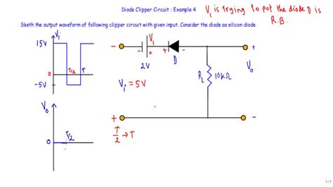 Diode Clipping Circuit Diagram