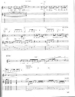 Alternative Sheet Music: Jumper - Third Eye Blind (Scan)