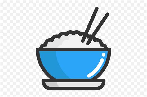 Rice Icon Png - Cartoon Rice Bowl Transparent Emoji,Bowl Of Rice Emoji ...