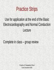 05 Basic ECG NSR handout practice strips 2020.pptx - Practice Strips ...