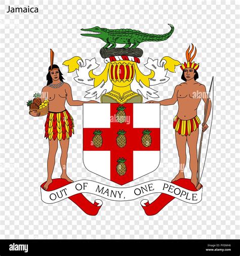 Jamaica coat of arms hi-res stock photography and images - Alamy