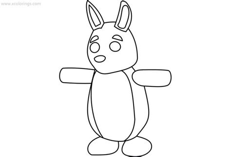 Roblox Adopt Me Coloring Pages Kangaroo - XColorings.com | Pets drawing, Kangaroo drawing ...