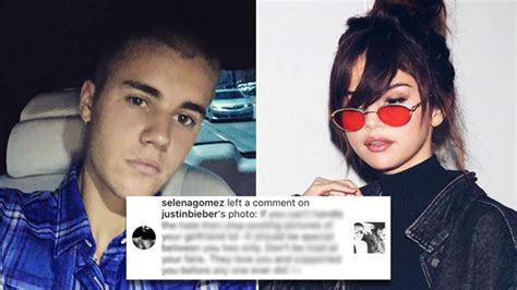 You Probably Missed Selena Gomez's Last Comment On Bieber's Instagram ...