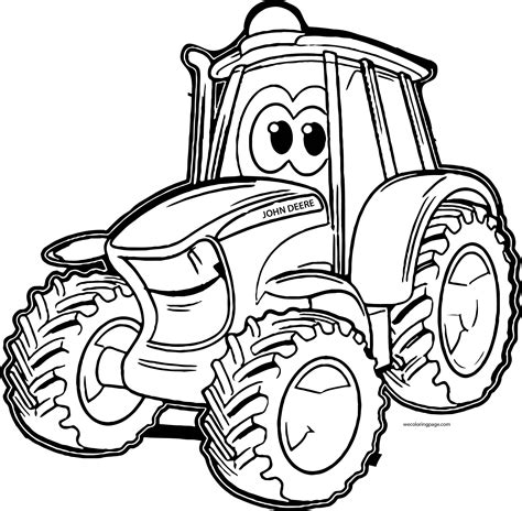 Printable Coloring Pages Tractors