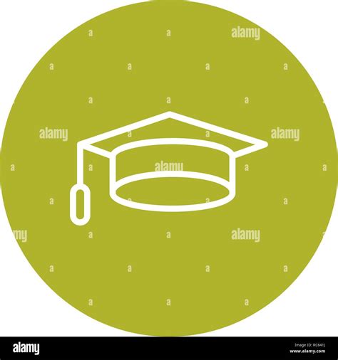 Vector Graduation Cap Icon Stock Vector Image & Art - Alamy