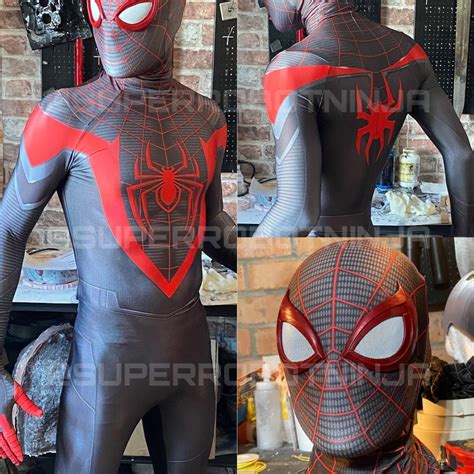 Spider-man Suit Miles Morales PS5 Basic - Etsy