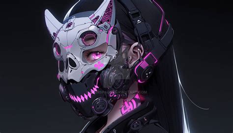 Neon mask mode 1 by everspade on DeviantArt