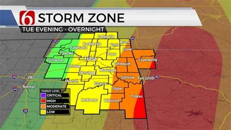 Severe Weather Moves Into Green Country Overnight