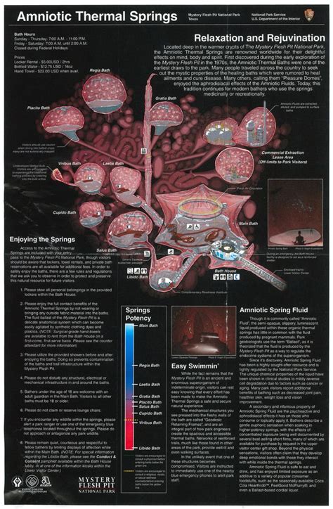 Mystery Flesh Pit National Park — This scan of a 2006 pamphlet offers information... | National ...