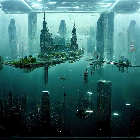 Download Underwater, Futuristic, City. Royalty-Free Stock Illustration Image - Pixabay