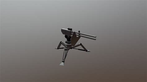 Gun turret Animation - 3D model by 7718 [b75704f] - Sketchfab