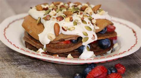 Teff Pancakes with Ricotta Cream | Affordable Wholefoods