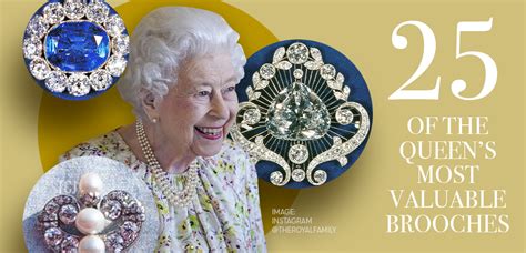 25 of the Queen’s most valuable brooches – VISIT THE