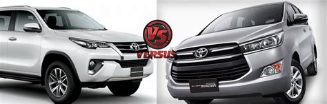 Toyota Innova Crysta vs Fortuner Price, Specifications, Mileage