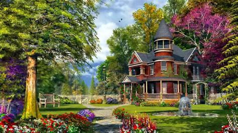 Garden Wallpapers High Quality | Download Free | Victorian gardens, Summer garden, Victorian homes