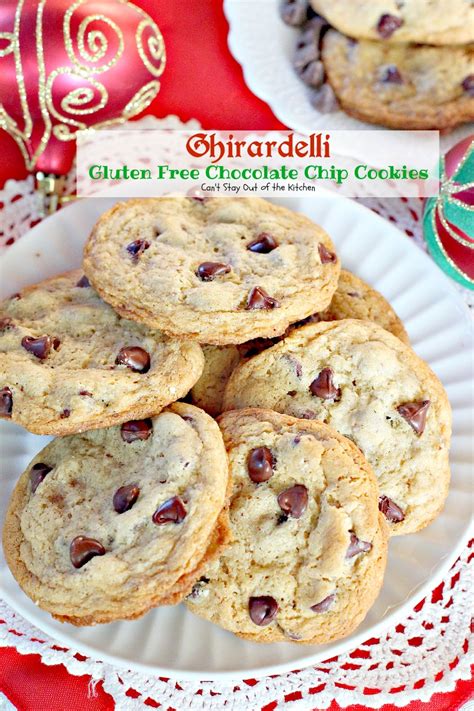 Ghirardelli Gluten Free Chocolate Chip Cookies - Can't Stay Out of the Kitchen