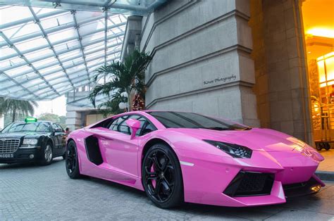 Lamborghini Aventador Finished in Bright Pink! - GTspirit